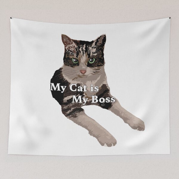 Item preview, My cat is My boss designed and sold by ArbuzWorldz.