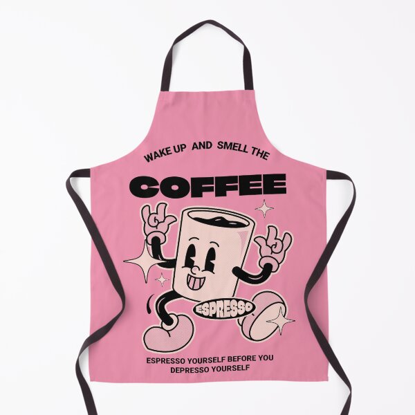 Item preview, Espresso Man Retro Wake Up and Smell The Coffee designed and sold by scooterbaby.