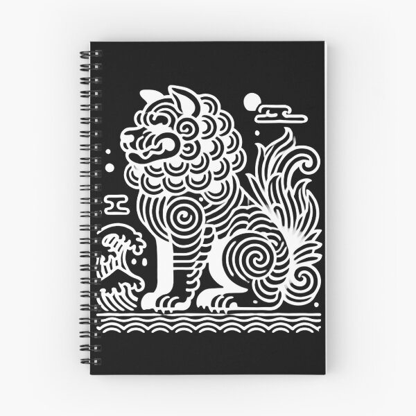 Item preview, Okinawan Shisa – Guardian Lion with Ocean Waves Design designed and sold by D'riftr.