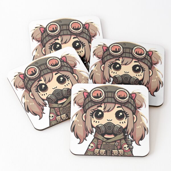 Item preview, Cute Kawaii Female Apocalypse Survivor designed and sold by AzaTees.