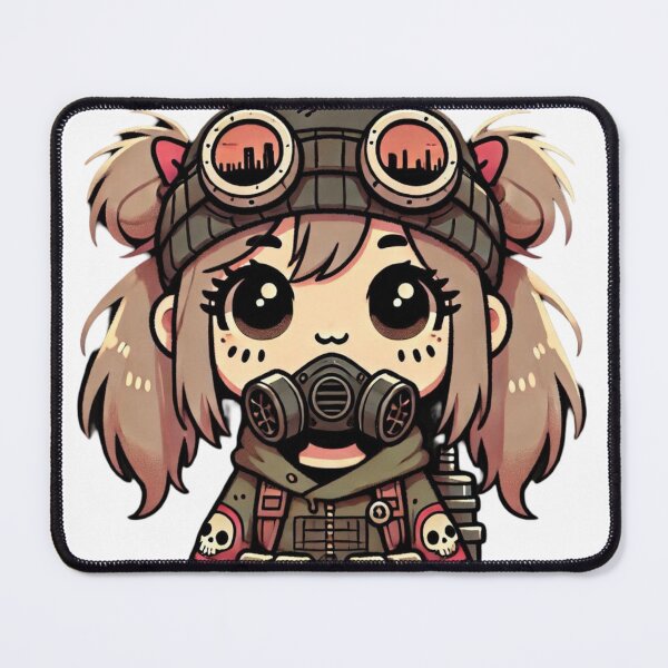 Item preview, Cute Kawaii Female Apocalypse Survivor designed and sold by AzaTees.