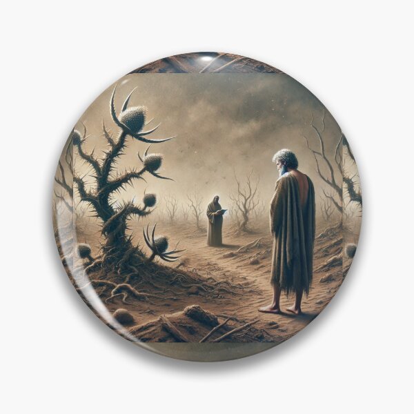 Item preview, "Thorns Also and Thistles Shall It Bring Forth to Thee" – The Curse of Toil Verse: Genesis 3:18 (KJV) designed and sold by Meta2Physical.