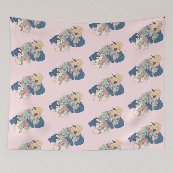 Item preview, flower picking catboy and girl designed and sold by queenlypirate.