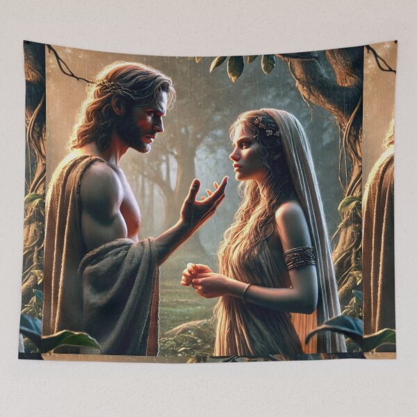 Item preview, "And Adam Called His Wife's Name Eve" – The Naming of Eve Verse: Genesis 3:20 (KJV) designed and sold by Meta2Physical.