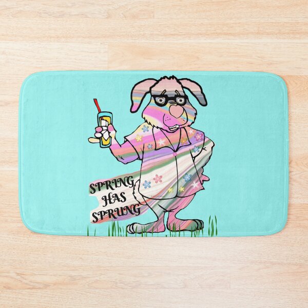 Item preview, Rainbow Rabbit Celebrates Springtime with a Toast designed and sold by kristalcurt.