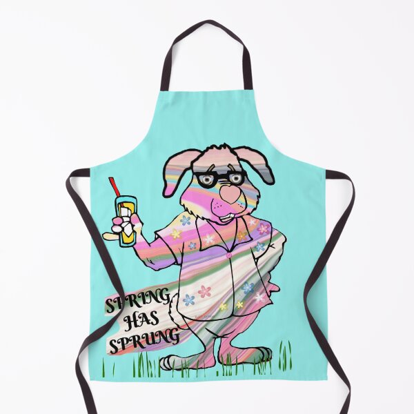 Item preview, Rainbow Rabbit Celebrates Springtime with a Toast designed and sold by kristalcurt.
