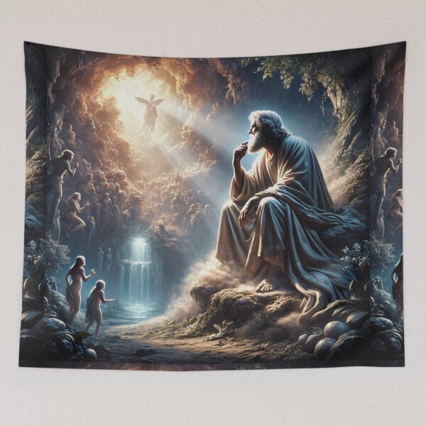Item preview, "Behold, the Man is Become as One of Us, to Know Good and Evil" – The Awareness of Humanity Verse: Genesis 3:22 (KJV) designed and sold by Meta2Physical.