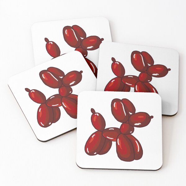 Item preview, Red Balloon Dog designed and sold by IceCubeMarket.