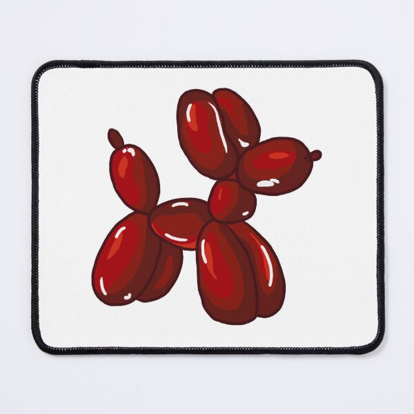 Item preview, Red Balloon Dog designed and sold by IceCubeMarket.