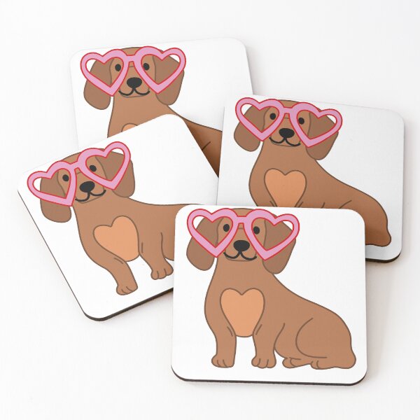 Item preview, Valentine Dashound  designed and sold by corey ann art.