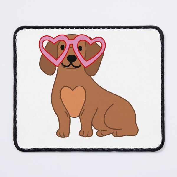Item preview, Valentine Dashound  designed and sold by corey ann art.