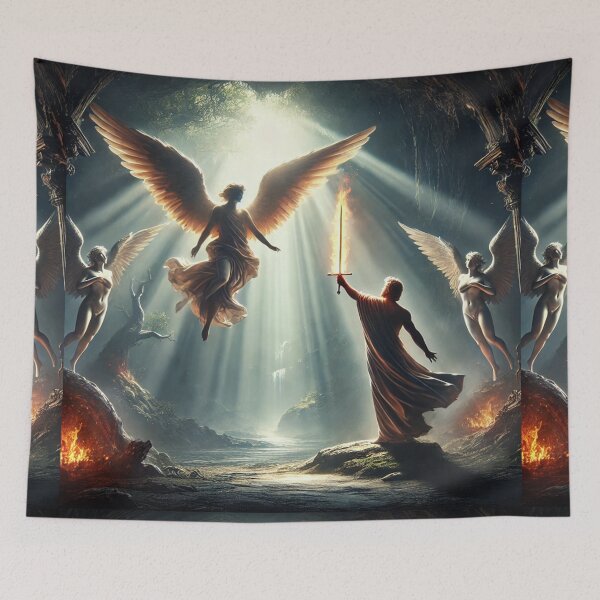 Item preview, "So He Drove Out the Man" – The Guarding of the Tree of Life Verse: Genesis 3:24 (KJV) designed and sold by Meta2Physical.
