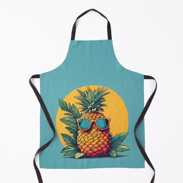 Item preview, Cool Pineapple with Sunglasses – Tropical Fun Art designed and sold by KateVil.