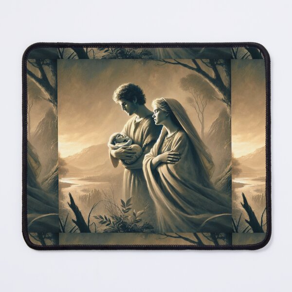 Item preview, "And Adam Knew Eve His Wife; and She Conceived, and Bare Cain" – The Birth of Cain Verse: Genesis 4:1 (KJV) designed and sold by Meta2Physical.