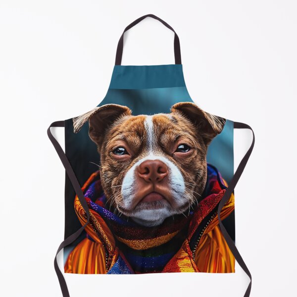 Item preview, Cute Dog in Colorful Sweater and Jacket designed and sold by Reina75.