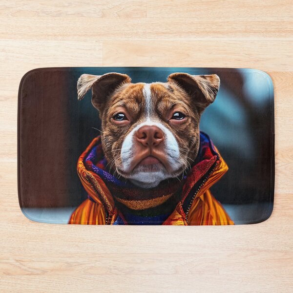 Item preview, Cute Dog in Colorful Sweater and Jacket designed and sold by Reina75.