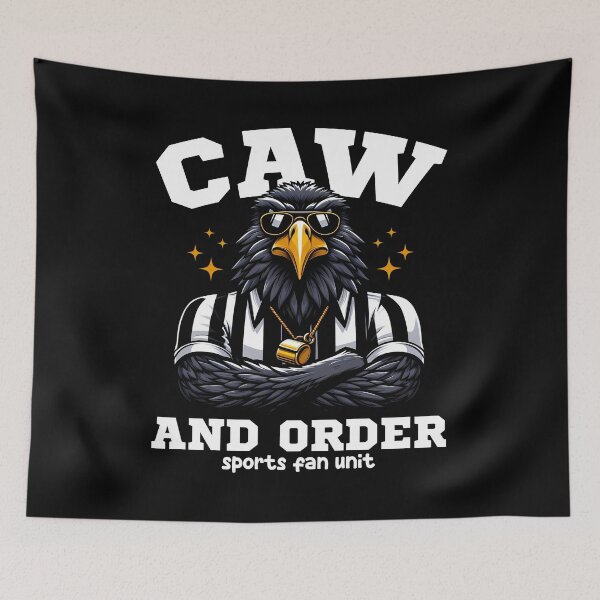 Artikelvorschau, CAW AND ORDER: SPORTFAN-EINHEIT - FOOTBALL RAVENS GESCHENK entworfen und verkauft von KEF Custom.