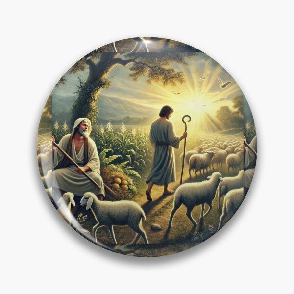 Item preview, "And Abel Was a Keeper of Sheep" – The Occupation of Cain and Abel Verse: Genesis 4:2 (KJV) designed and sold by Meta2Physical.