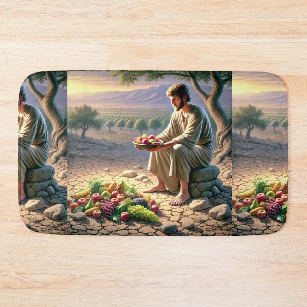 Item preview, "Cain Brought of the Fruit of the Ground an Offering" – Cain’s Offering Verse: Genesis 4:3 (KJV) designed and sold by Meta2Physical.