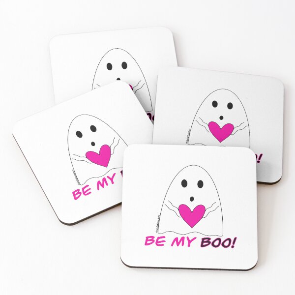 Item preview, Be My Boo Valentine Ghost Sticker designed and sold by IndyCatCreation.