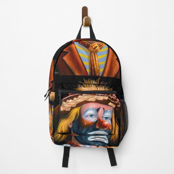 Artikelvorschau, Emmett Kelly als Weary Willie, der Hobo-Clown, Öl auf schwarzem Samt von Jorge Torrones, Version 3 entworfen und verkauft von velvetify.com.