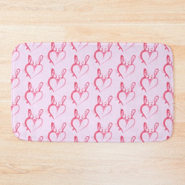 Item preview, Red heart on pink background, author's drawing designed and sold by Sunflower-7.