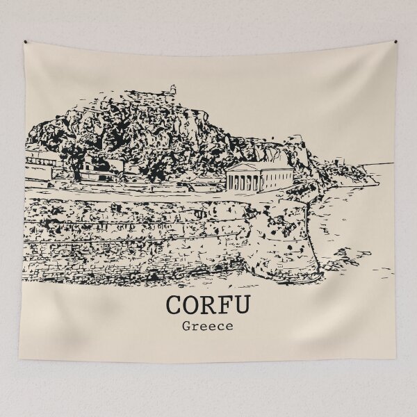Item preview, Corfu - Greece designed and sold by Lakeric Cityscapes.