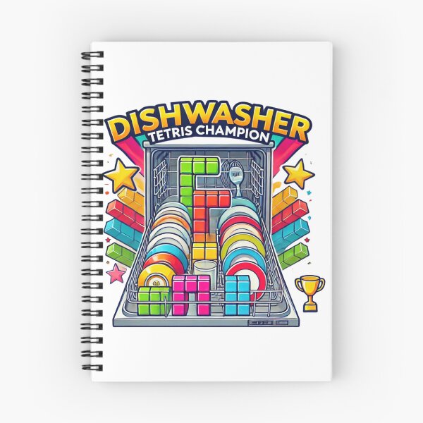 Item preview, Dishwasher Tetris Champion Funny Dish Art designed and sold by Traloch O'Laoi.