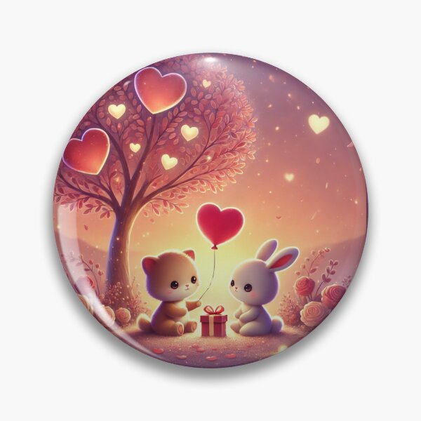 Item preview, Valentine's Day with Love Balloon designed and sold by KittyKatto.