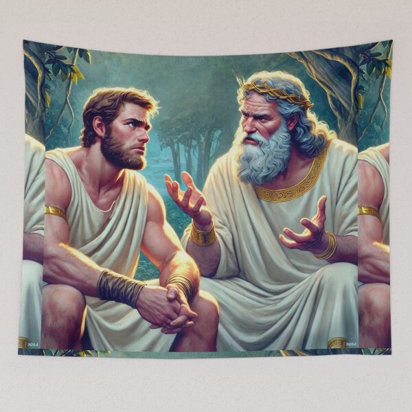 Item preview, "Why Art Thou Wroth?" – God’s Question to Cain Verse: Genesis 4:6 (KJV) designed and sold by Meta2Physical.