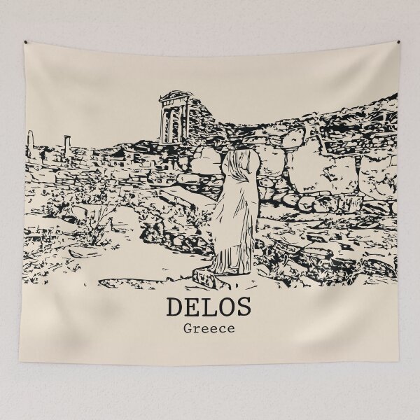 Item preview, Delos - Greece designed and sold by Lakeric Cityscapes.