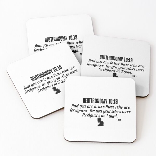 Item preview, Deuteronomy 10:19 Text Scripture Design designed and sold by MoeTiff.