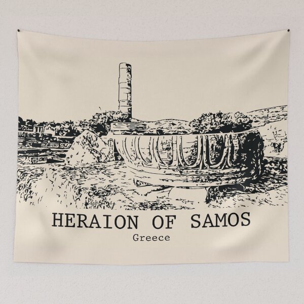 Item preview, Heraion of Samos - Greece designed and sold by Lakeric Cityscapes.