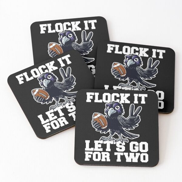 Item preview, FLOCK IT, LET'S GO FOR TWO - FOOTBALL RAVENS GIFT designed and sold by KEF Custom.