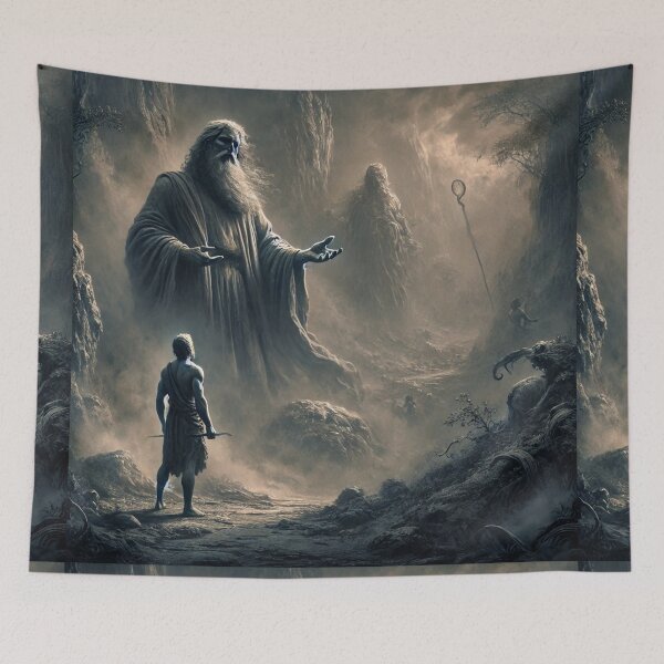 Item preview, "The Voice of Thy Brother’s Blood Crieth Unto Me" – God’s Judgment on Cain Verse: Genesis 4:10 (KJV) designed and sold by Meta2Physical.
