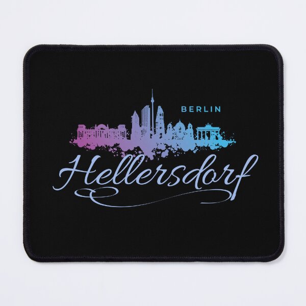 Item preview, Berlin skyline with Hellersdorf lettering designed and sold by Ecmoprints.