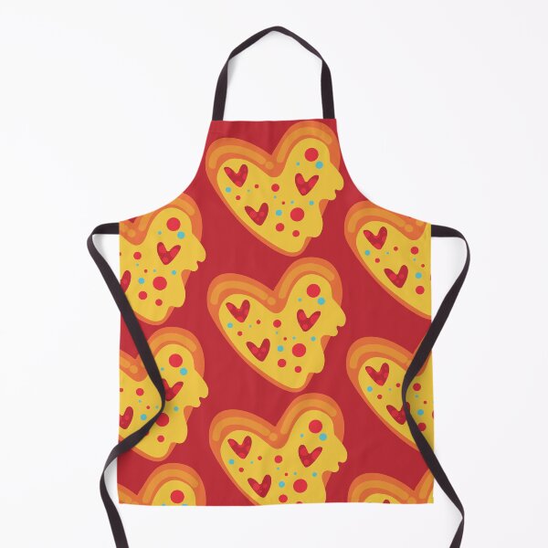 Item preview, valentine heart pizza love vibrant playful designed and sold by Gossip Rag.