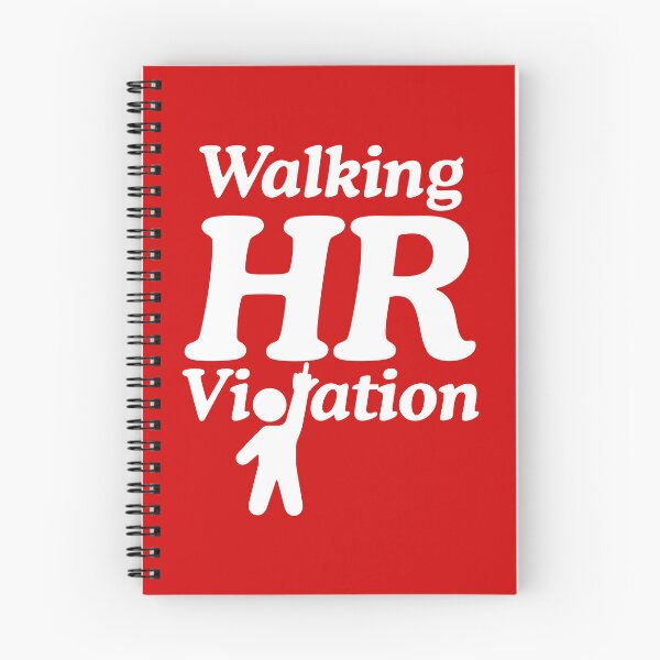 Item preview, WALKING HR VIOLATION - Funny Workplace Job Humor designed and sold by ourkid.
