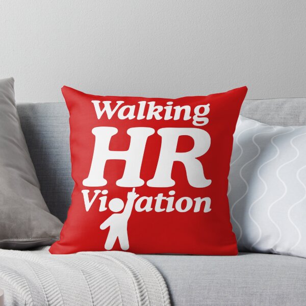 Item preview, WALKING HR VIOLATION - Funny Workplace Job Humor designed and sold by ourkid.
