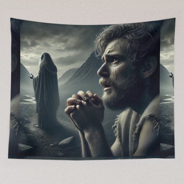 Item preview, "Every One That Findeth Me Shall Slay Me" – Cain’s Fear of Retribution Verse: Genesis 4:14 (KJV) designed and sold by Meta2Physical.