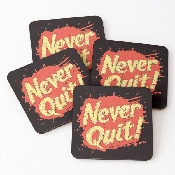 Item preview, Never Quit! designed and sold by Brendon987.