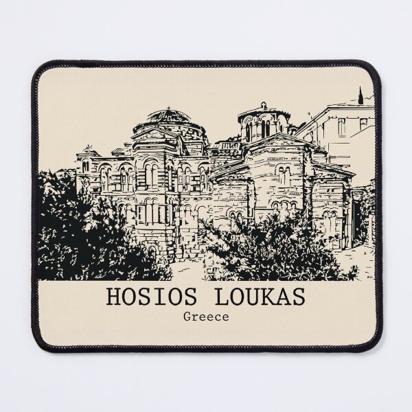 Item preview, Hosios Loukas - Greece designed and sold by Lakeric Cityscapes.