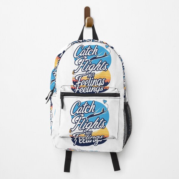 Item preview, Catch Flights, Not Feelings – Travel Lover Funny Quote Design designed and sold by bannzy.