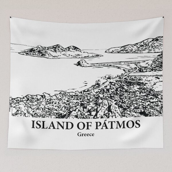 Item preview, Island of Pátmos - Greece designed and sold by Lakeric Cityscapes.