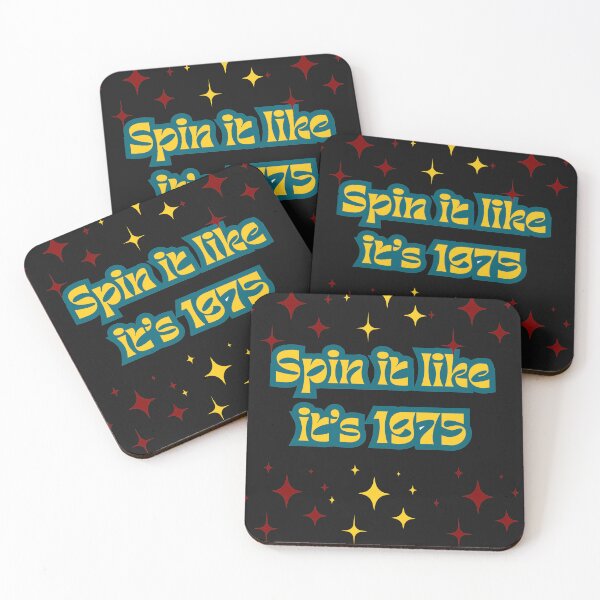 Item preview, Cute Retro Vintage Quote for Vinyl lovers Spin it like it’s 1975 designed and sold by ugsdesignS.