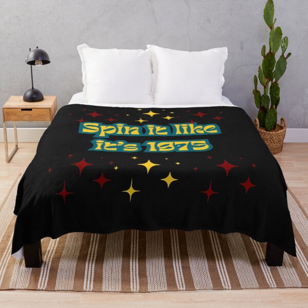 Item preview, Cute Retro Vintage Quote for Vinyl lovers Spin it like it’s 1975 designed and sold by ugsdesignS.