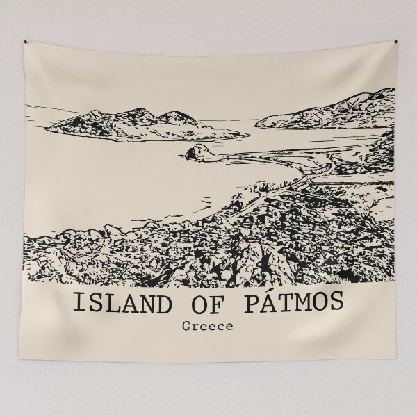 Item preview, Island of Pátmos - Greece designed and sold by Lakeric Cityscapes.