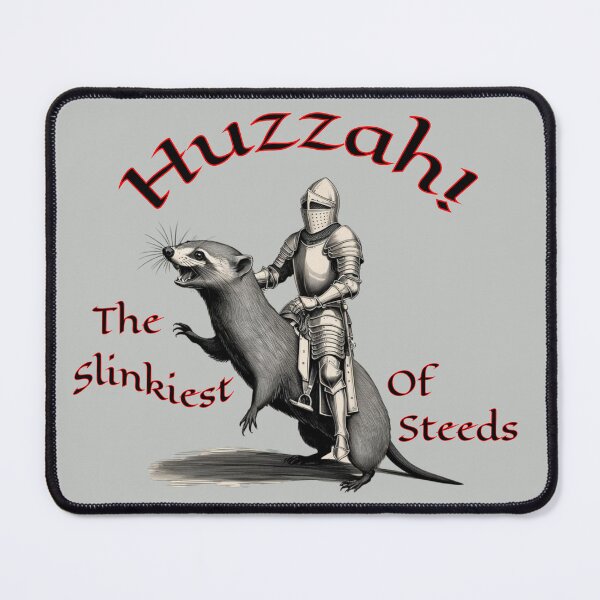 Item preview, Weasel knight graphic design designed and sold by JennyFinns.