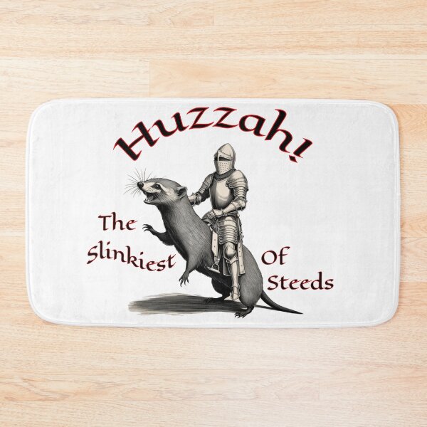 Item preview, Weasel knight graphic design designed and sold by JennyFinns.