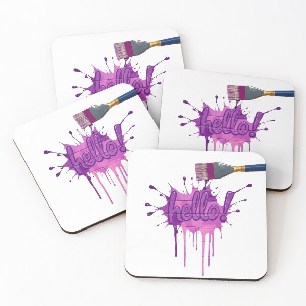 Item preview, Paintbrush Hello designed and sold by Junipurr’s Corner .